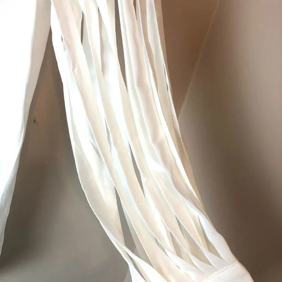 English Rose | White Rhinestone Arm Cutout Blouse - Picture 4 of 6